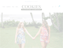 Tablet Screenshot of cookiesclothingco.com